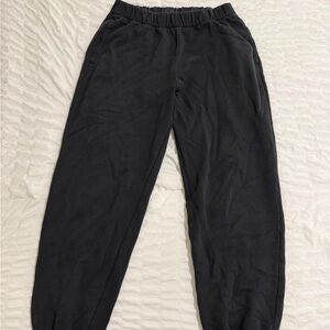 hollister black sweatpants! size M